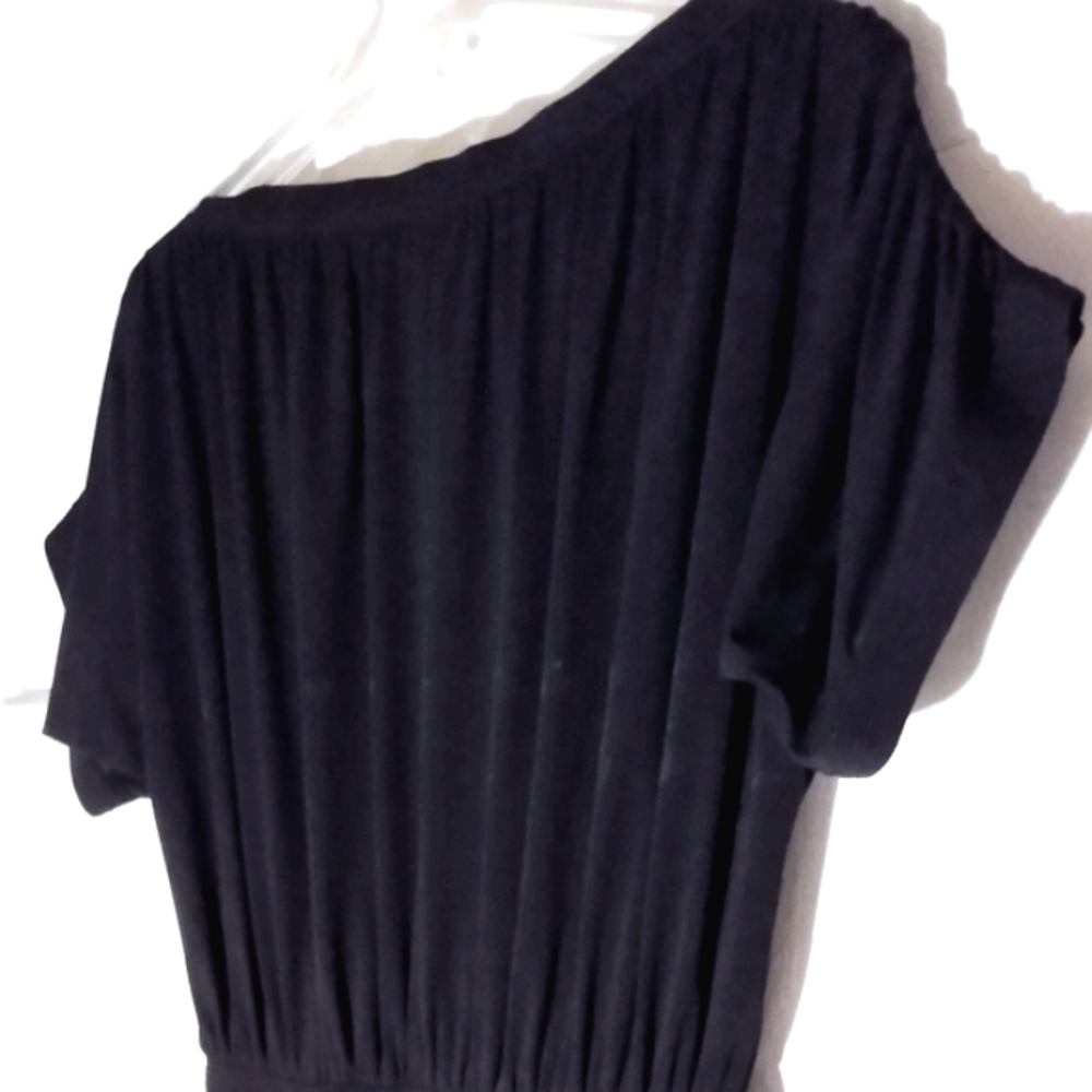 Maggie London Sheer Black Dress Long size 6 - Picture 4 of 10